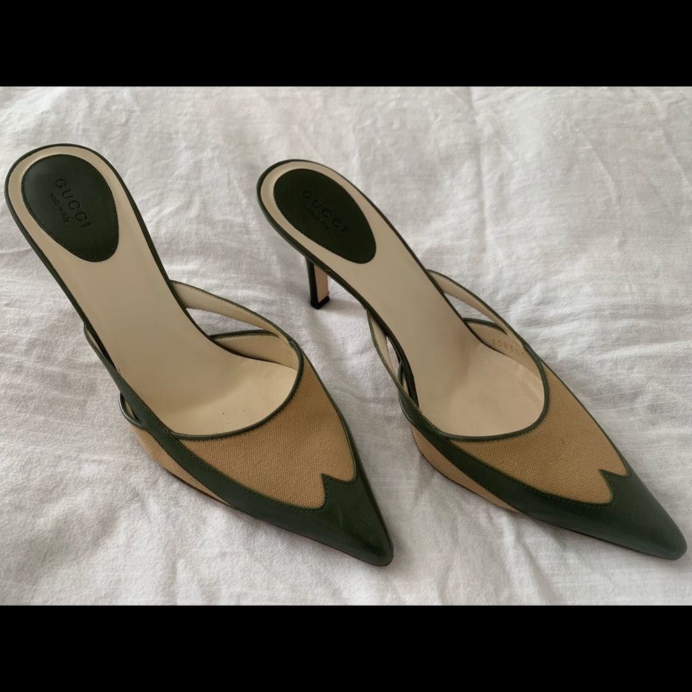 Gucci Kitten Heel Mules